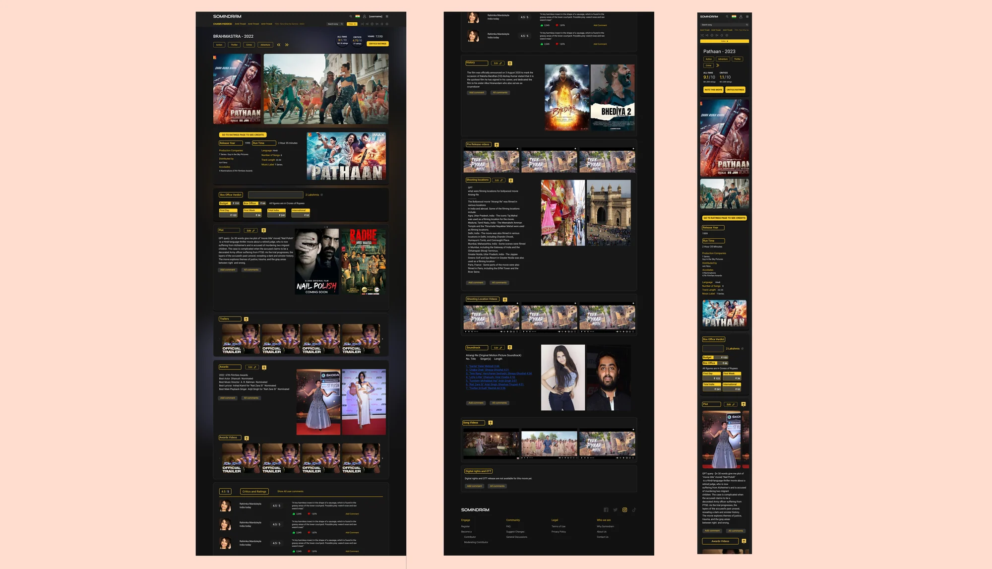The catalogue and its extended page layout.